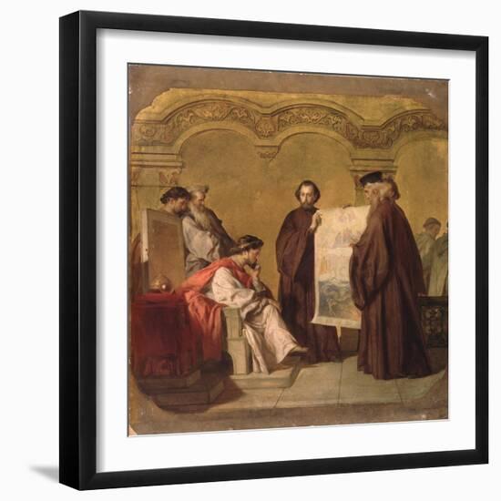 Grand Duke Vladimir Receiving the Ambassadors-Vasili Petrovich Vereshchagin-Framed Giclee Print