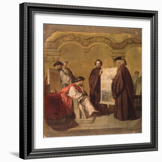 Grand Duke Vladimir Receiving the Ambassadors-Vasili Petrovich Vereshchagin-Framed Giclee Print