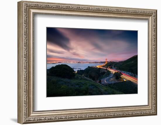 Grand East View, Beautiful Golden Gate Bridge, San Francisco Cityscape-Vincent James-Framed Photographic Print