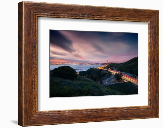 Grand East View, Beautiful Golden Gate Bridge, San Francisco Cityscape-Vincent James-Framed Photographic Print