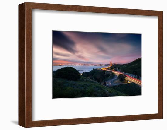 Grand East View, Beautiful Golden Gate Bridge, San Francisco Cityscape-Vincent James-Framed Photographic Print