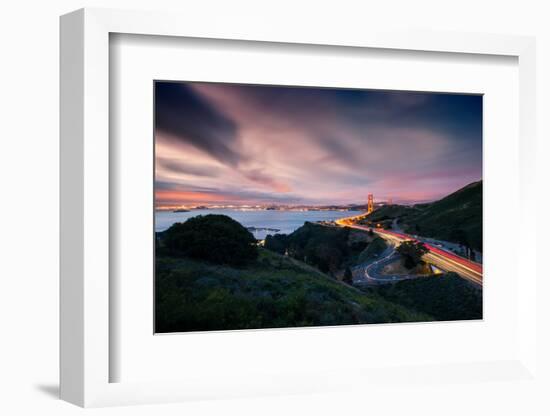 Grand East View, Beautiful Golden Gate Bridge, San Francisco Cityscape-Vincent James-Framed Photographic Print