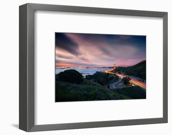 Grand East View, Beautiful Golden Gate Bridge, San Francisco Cityscape-Vincent James-Framed Photographic Print