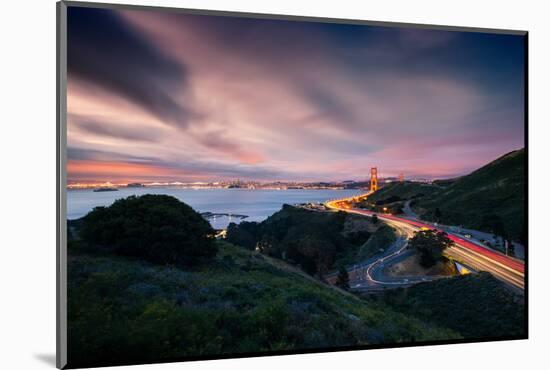 Grand East View, Beautiful Golden Gate Bridge, San Francisco Cityscape-Vincent James-Mounted Photographic Print