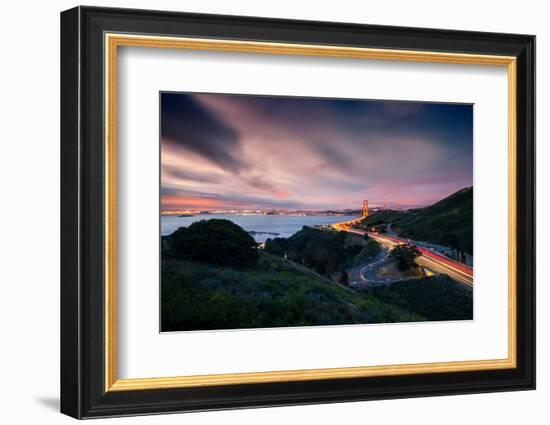 Grand East View, Beautiful Golden Gate Bridge, San Francisco Cityscape-Vincent James-Framed Photographic Print