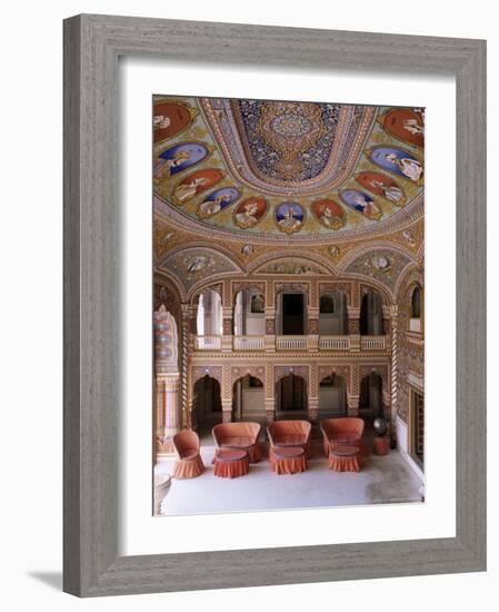 Grand Entrance Hall to the Fort at the Base of the Hill on Which the Fort Sits, Kuchaman, India-John Henry Claude Wilson-Framed Photographic Print