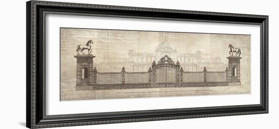 Grand Estate Gates-School of Padua-Framed Giclee Print