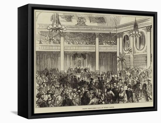 Grand Fancy-Dress Ball at Dublin Castle-null-Framed Premier Image Canvas