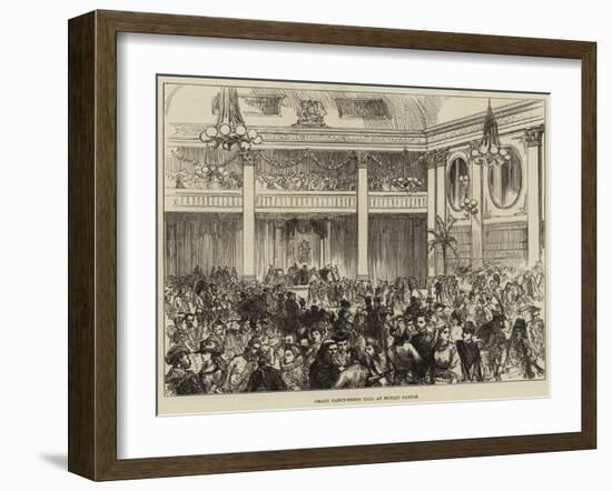 Grand Fancy-Dress Ball at Dublin Castle-null-Framed Giclee Print