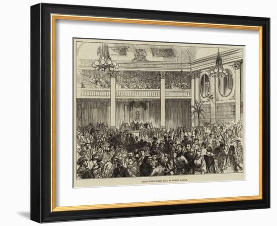 Grand Fancy-Dress Ball at Dublin Castle-null-Framed Giclee Print