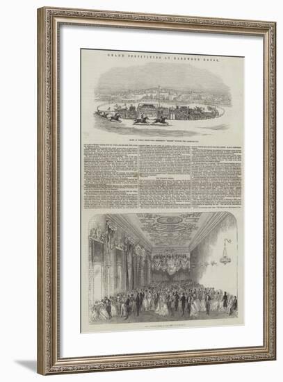 Grand Festivities at Harewood House-null-Framed Giclee Print