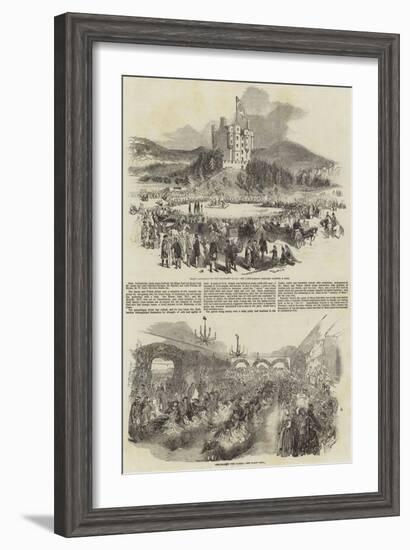 Grand Gathering of the Highland Clans-null-Framed Giclee Print