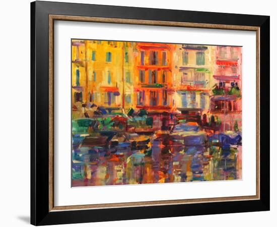 Grand Harbour, Cannes-Peter Graham-Framed Giclee Print