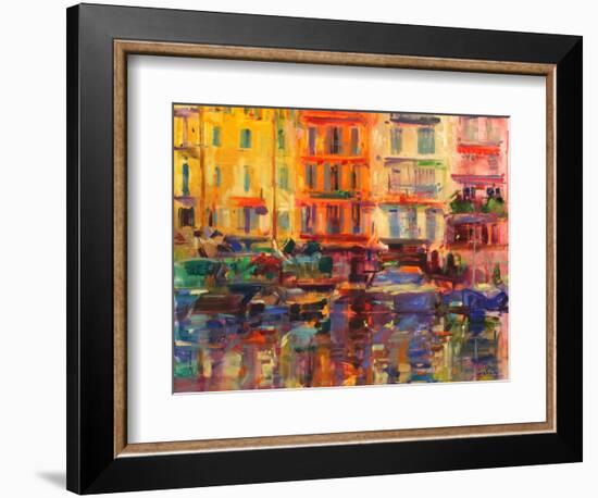 Grand Harbour, Cannes-Peter Graham-Framed Giclee Print