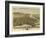 Grand Haven, Michigan - Panoramic Map-Lantern Press-Framed Art Print