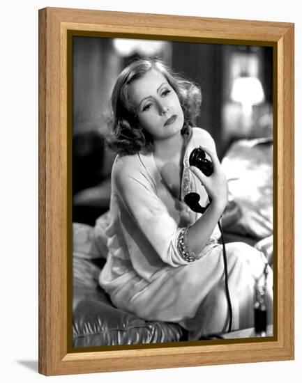 GRAND HOTEL, 1932 directed by EDMUND GOULDING Greta Garbo (b/w photo)-null-Framed Stretched Canvas