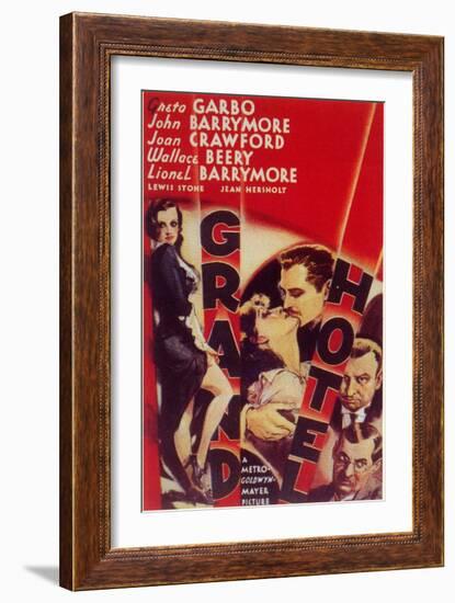 Grand Hotel, 1932-null-Framed Premium Giclee Print