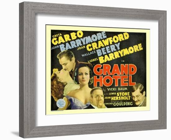 Grand Hotel, 1932-null-Framed Art Print