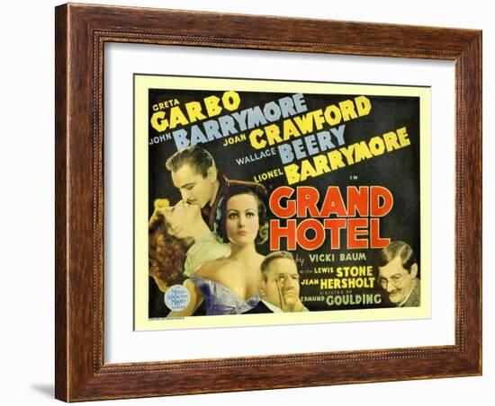 Grand Hotel, 1932-null-Framed Art Print