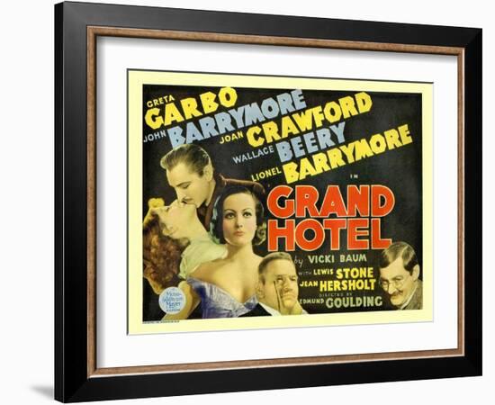 Grand Hotel, 1932-null-Framed Art Print