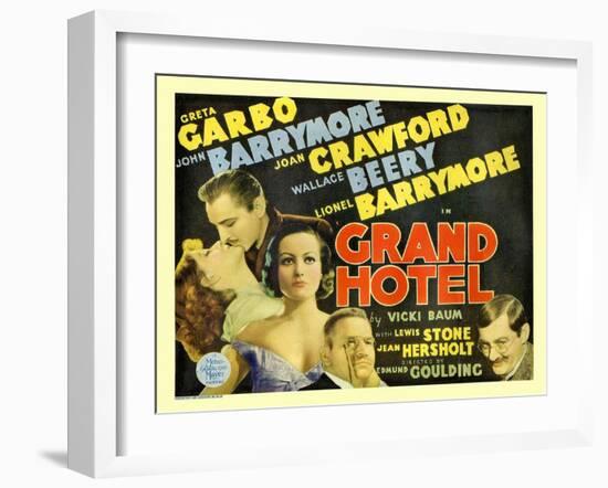 Grand Hotel, 1932-null-Framed Art Print