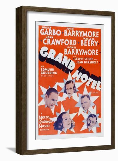 Grand Hotel, 1932-null-Framed Art Print