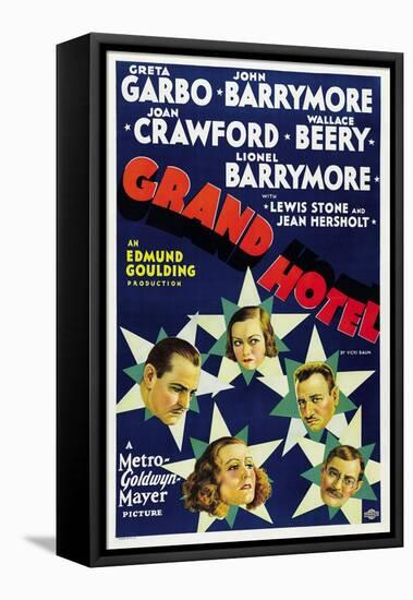 Grand Hotel 1932-null-Framed Premier Image Canvas