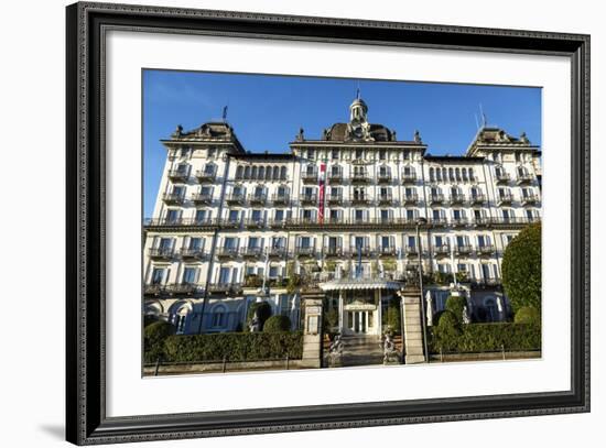 Grand Hotel Des Iles Borromees, Stresa, Lake Maggiore, Piedmont, Italy, Europe-Yadid Levy-Framed Photographic Print