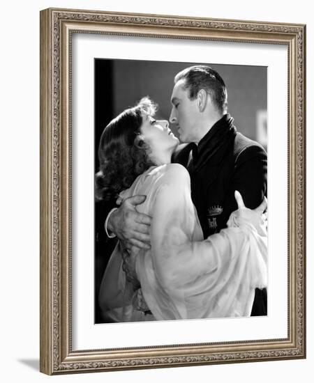 Grand Hotel, Greta Garbo, John Barrymore, 1932-null-Framed Photo