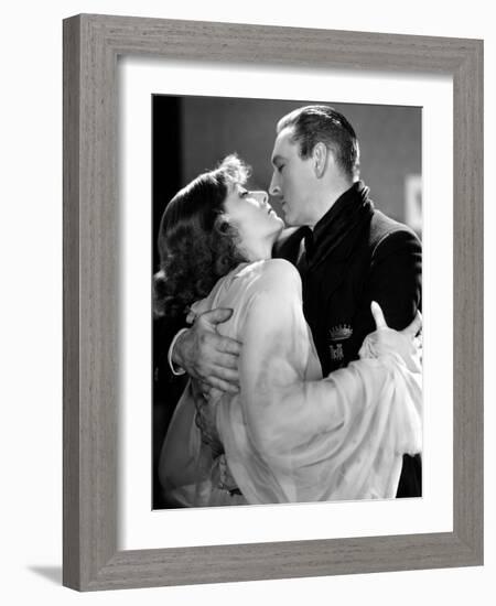 Grand Hotel, Greta Garbo, John Barrymore, 1932-null-Framed Photo