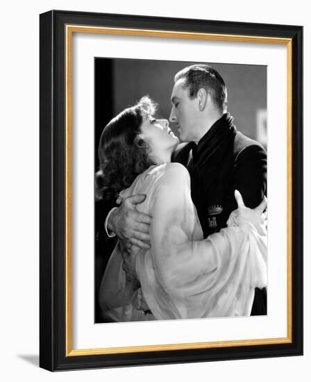 Grand Hotel, Greta Garbo, John Barrymore, 1932-null-Framed Photo