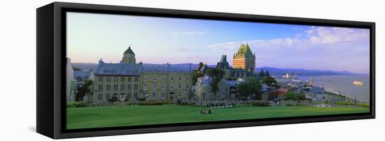 Grand Hotel in a City, Chateau Frontenac Hotel, Quebec City, Quebec, Canada-null-Framed Premier Image Canvas