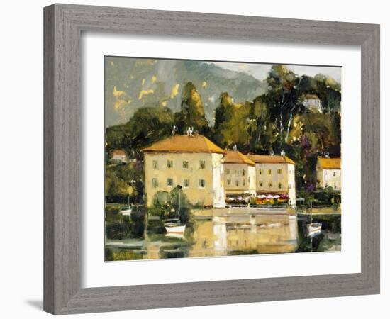 Grand Hotel, Lake Como-Ted Goerschner-Framed Giclee Print