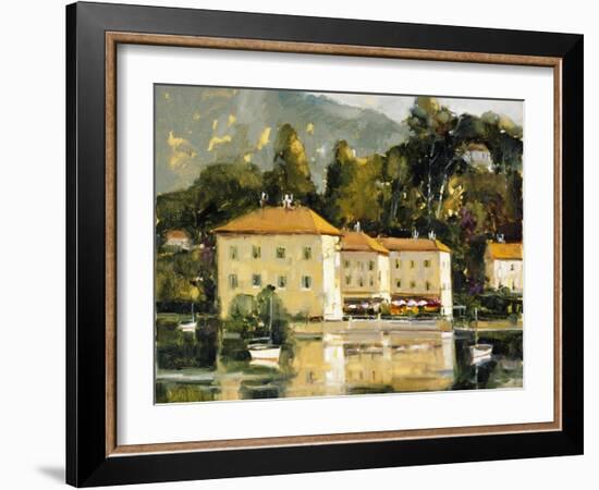 Grand Hotel, Lake Como-Ted Goerschner-Framed Giclee Print