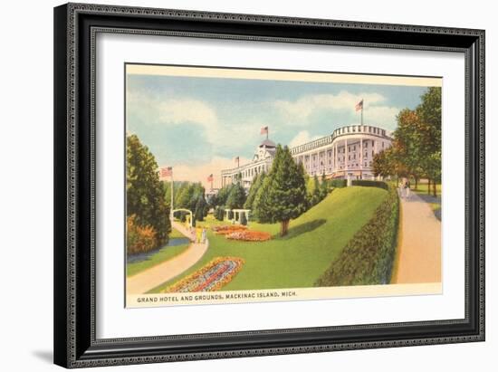 Grand Hotel, Mackinac Island, Michigan-null-Framed Premium Giclee Print