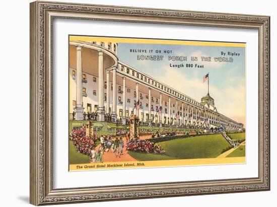 Grand Hotel, Mackinac Island, Michigan-null-Framed Art Print