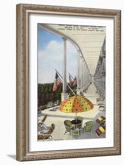 Grand Hotel, Mackinac Island, Michigan-null-Framed Art Print