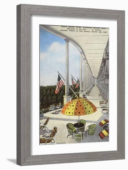 Grand Hotel, Mackinac Island, Michigan-null-Framed Art Print