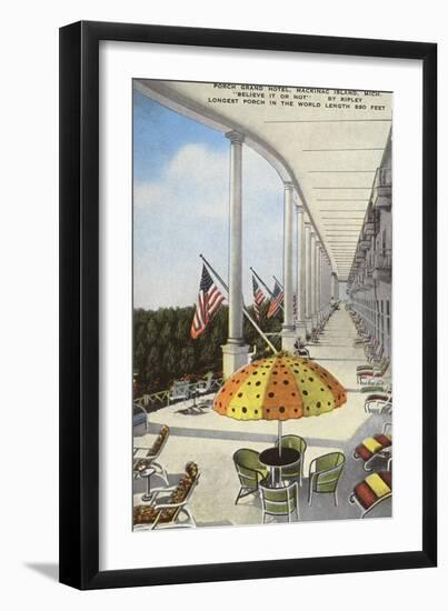 Grand Hotel, Mackinac Island, Michigan-null-Framed Art Print