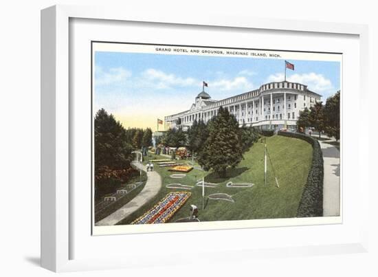 Grand Hotel, Mackinac Island, Michigan-null-Framed Art Print