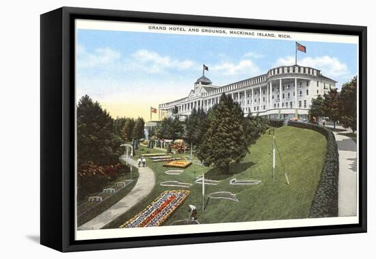 Grand Hotel, Mackinac Island, Michigan-null-Framed Stretched Canvas