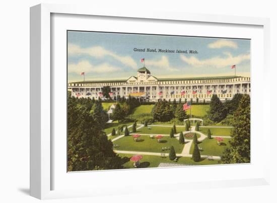 Grand Hotel, Mackinac Island, Michigan-null-Framed Premium Giclee Print