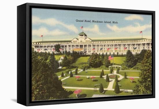 Grand Hotel, Mackinac Island, Michigan-null-Framed Stretched Canvas