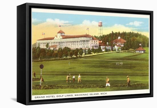 Grand Hotel, Mackinac Island, Michigan-null-Framed Stretched Canvas