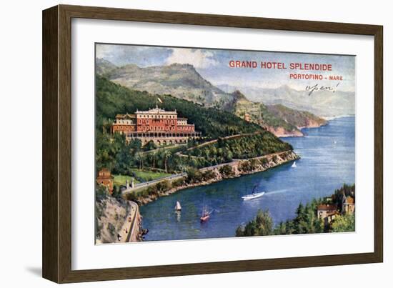 Grand Hotel Splendide, Portofino, Italy, 20th Century-null-Framed Giclee Print