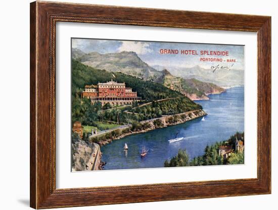 Grand Hotel Splendide, Portofino, Italy, 20th Century-null-Framed Giclee Print