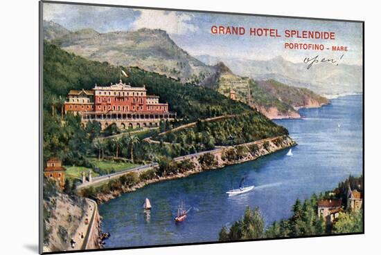 Grand Hotel Splendide, Portofino, Italy, 20th Century-null-Mounted Giclee Print