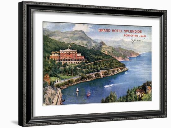 Grand Hotel Splendide, Portofino, Italy, 20th Century-null-Framed Giclee Print