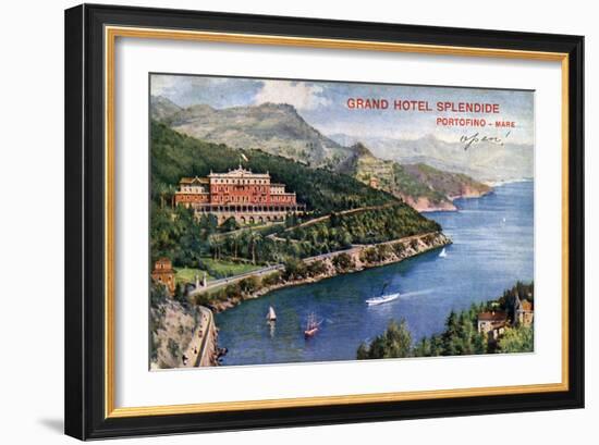 Grand Hotel Splendide, Portofino, Italy, 20th Century-null-Framed Giclee Print