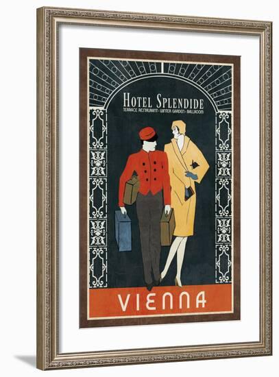 Grand Hotel Vienna-Collection Caprice-Framed Art Print